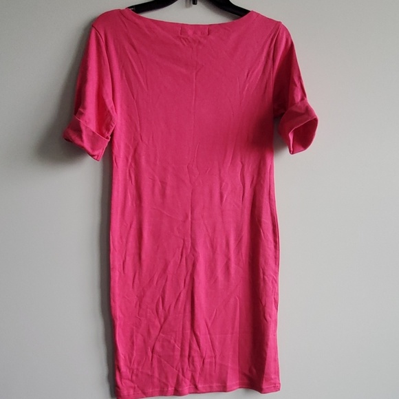 NWT Karen Scott Sport Petites Pink Cotton Dress - Picture 4 of 8